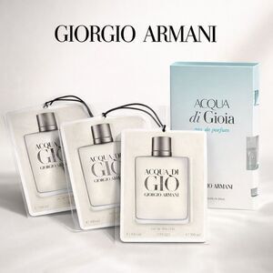 ✨ Giorgio Armani Acqua di Gioia I’m Fragrance Bundle – Sample + 3 Car Freshies ✨